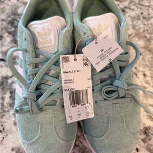 Adidas Gazelle W Light Blue Sneakers